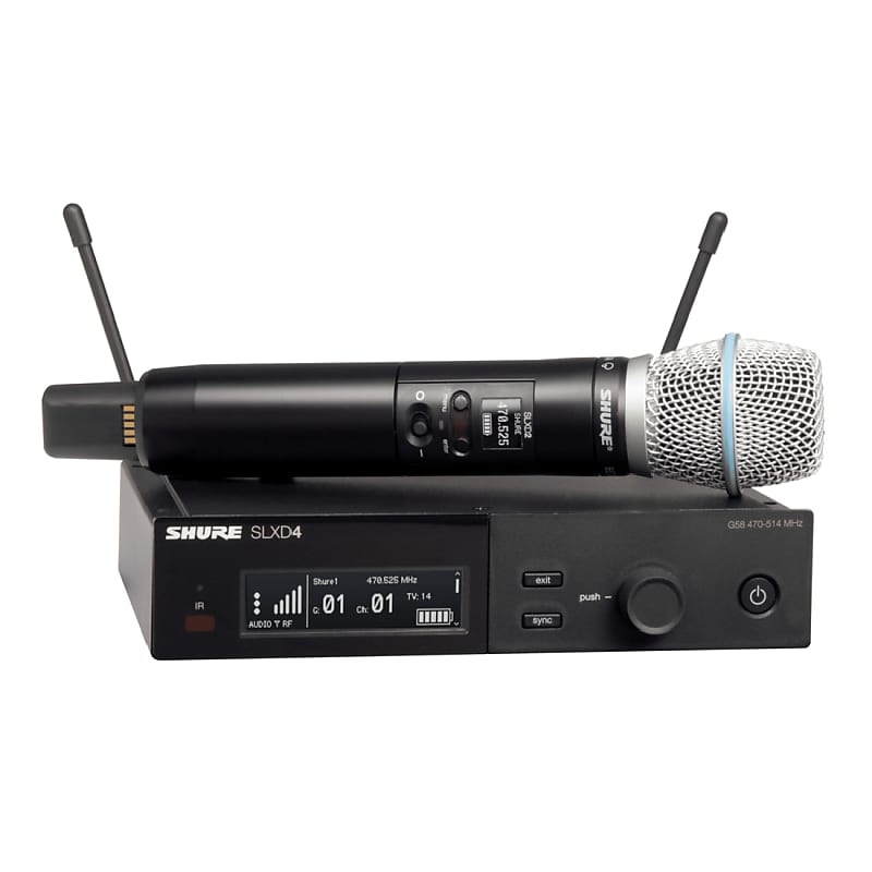 Микрофон Shure SLXD24/Beta87A Single Handheld Microphone System - G58