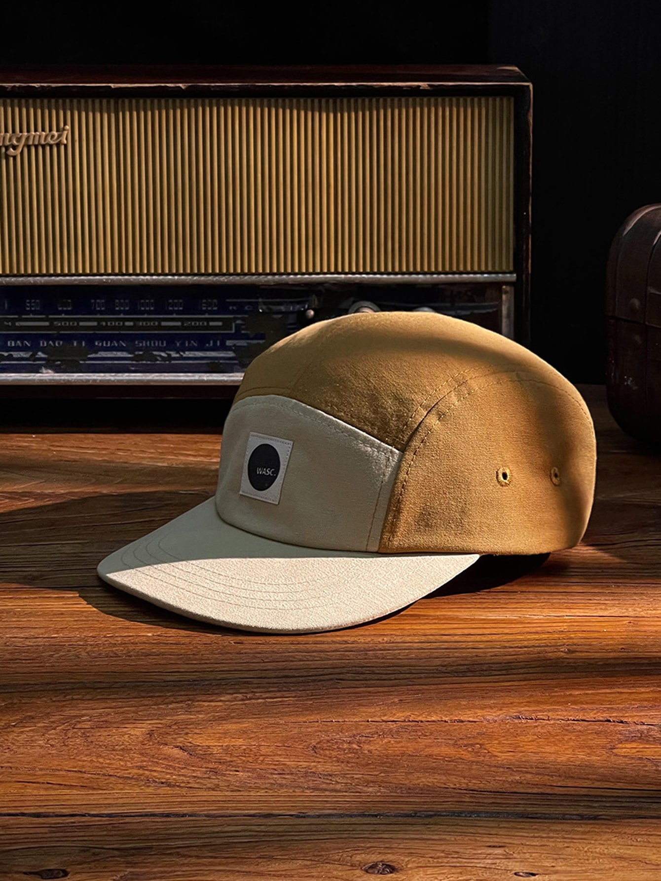 1 шт. унисекс лоскутная бейсболка из пяти частей в стиле Wasc, бежевый регулируемая модная унисекс шляпа для отдыха на открытом воздухе