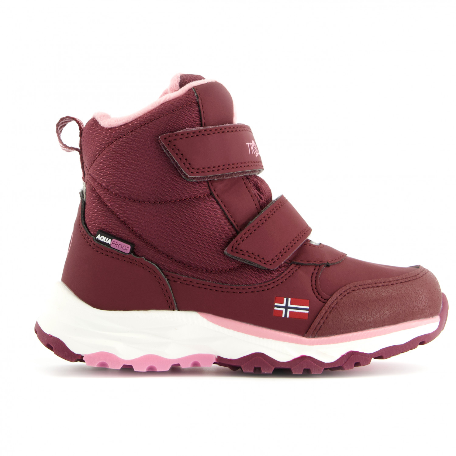 цена Зимние ботинки Trollkids Kid's Hafjell Winter Boots, цвет Maroon Red