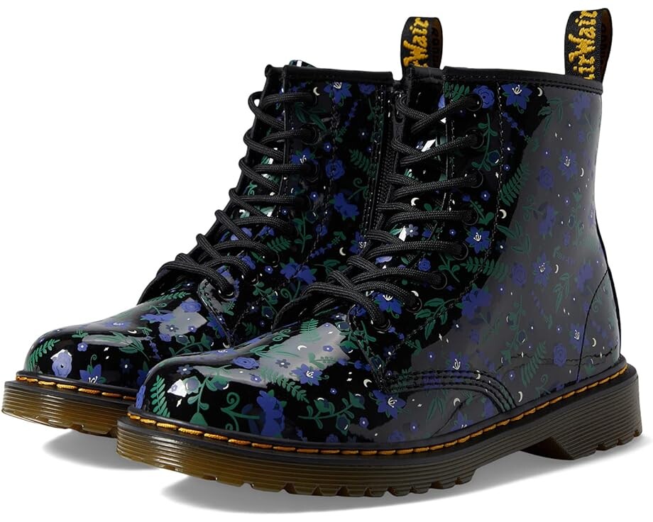 

Ботинки Dr. Martens 1460 Mystic Garden, цвет Black Mystic Garden Patent Lamper