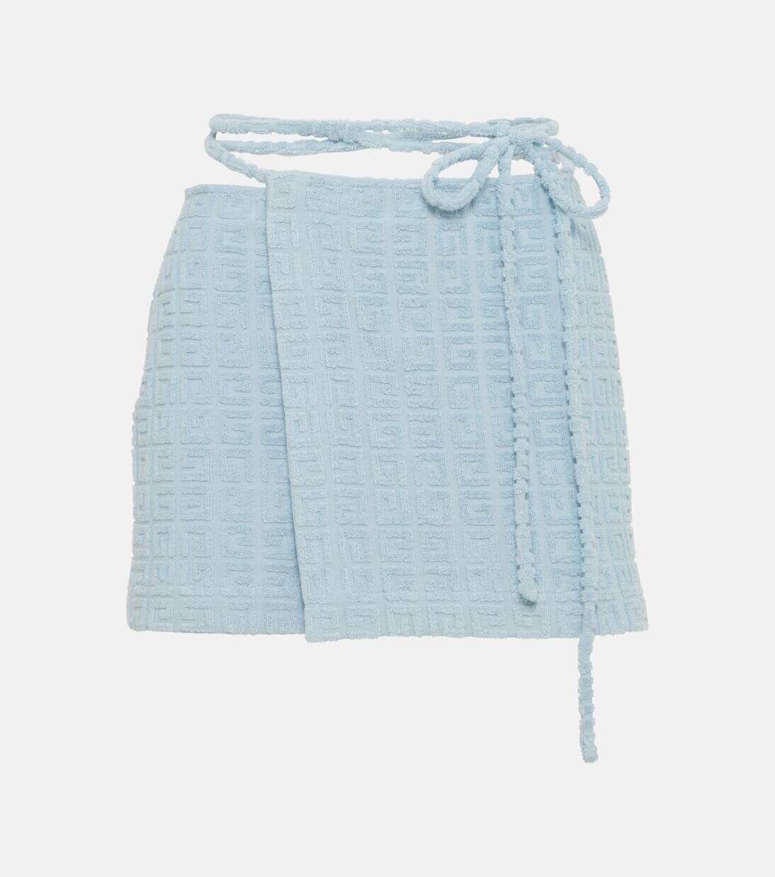 

Юбка-бандаж Plage 4G из хлопковой смеси Givenchy, цвет sky blue