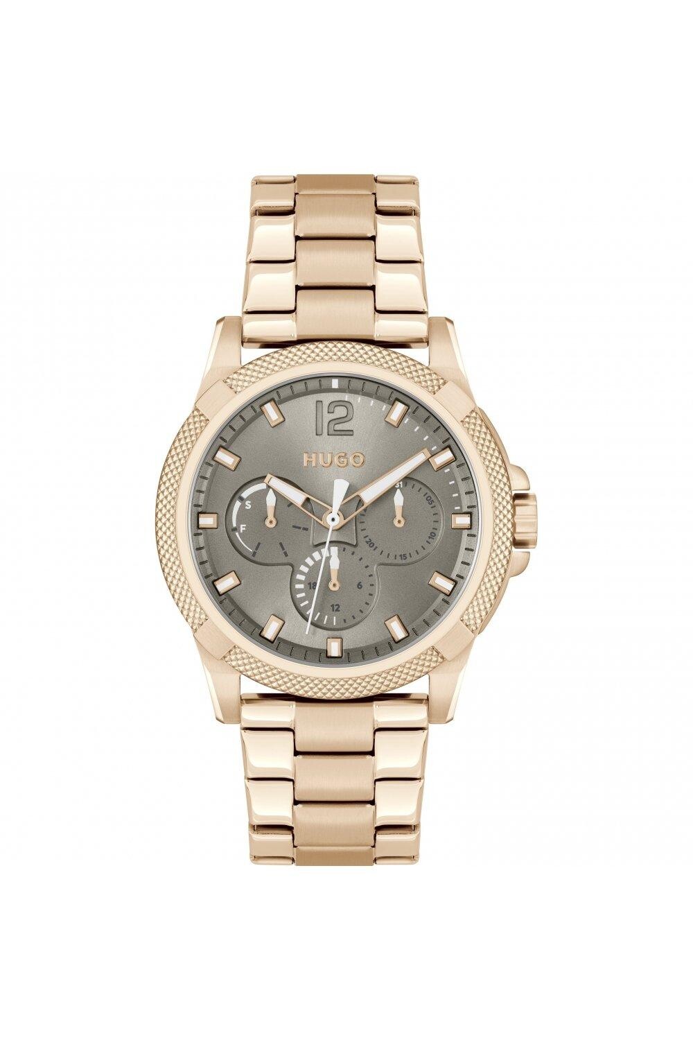 

Модные аналоговые часы Impress For Her из нержавеющей стали — 1540136 HUGO, хаки
