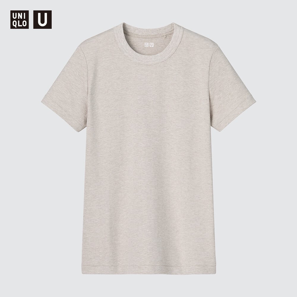 

Женская футболка Uniqlo Master T с круглым вырезом, бежевый