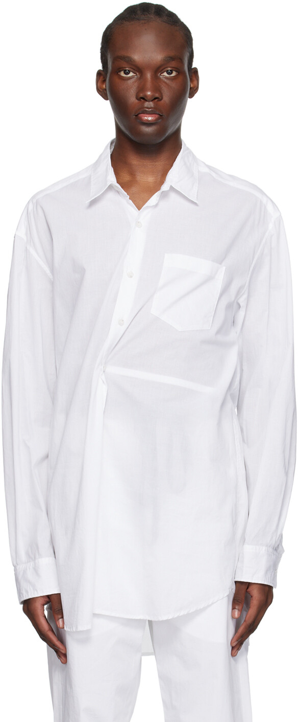 

Рубашка Ann Demeulemeester White Mark