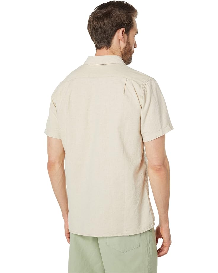 Рубашка Rhythm Classic Linen Short Sleeve Shirt, песочный