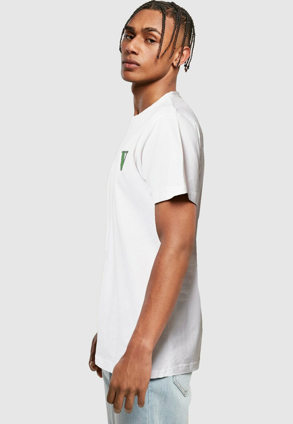 

Футболка с принтом GRAND COLLAGE ROUND NECK Merchcode, белый