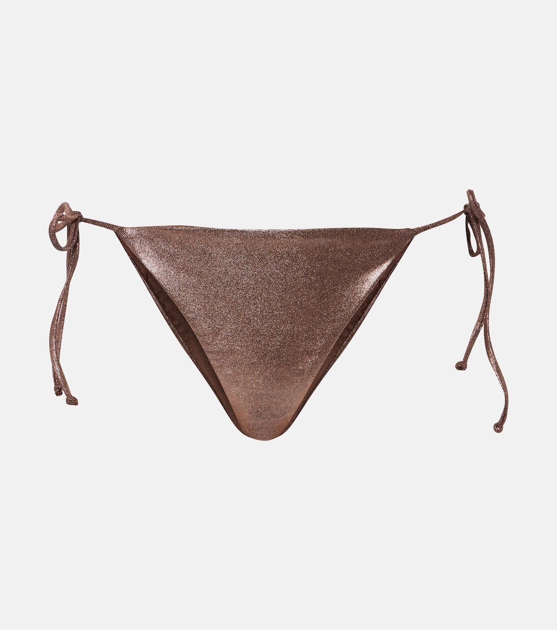 

Плавки бикини из ламе с завязками Jade Swim, коричневый