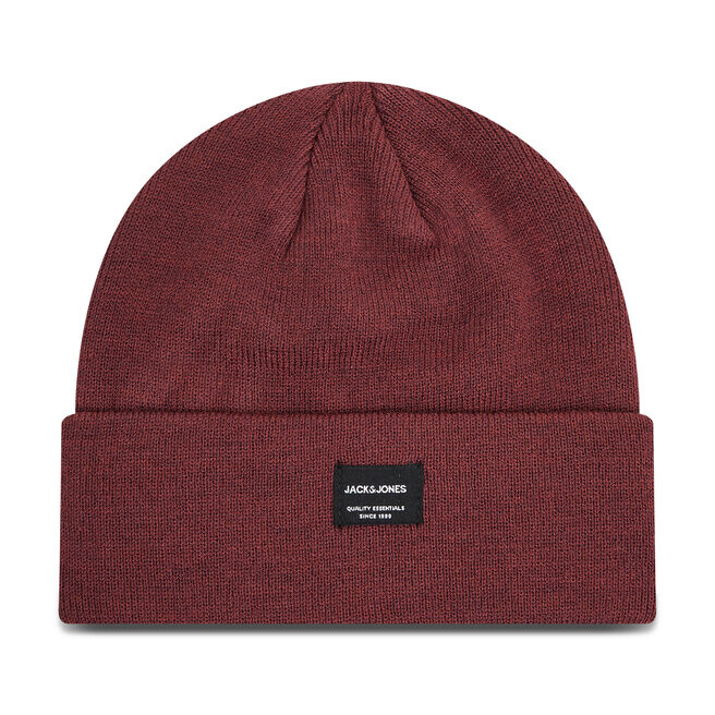 

Шапка Jack&Jones JacdnaBeanie Noos, вишневый/бордовый