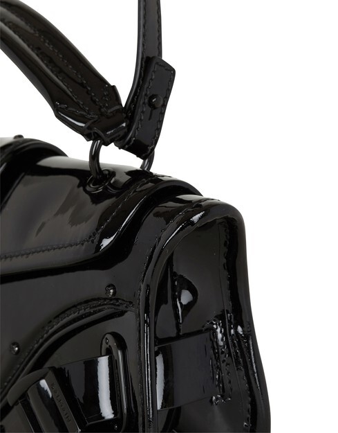 

Клатч Blaze из лакированной кожи Balmain, черный