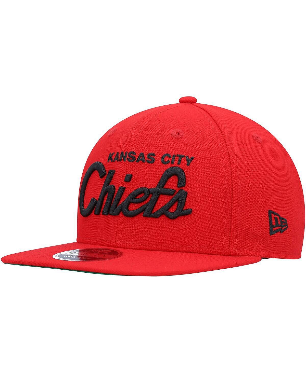 

Мужская красная бейсболка Kansas City Chiefs Script 9FIFTY Snapback New Era