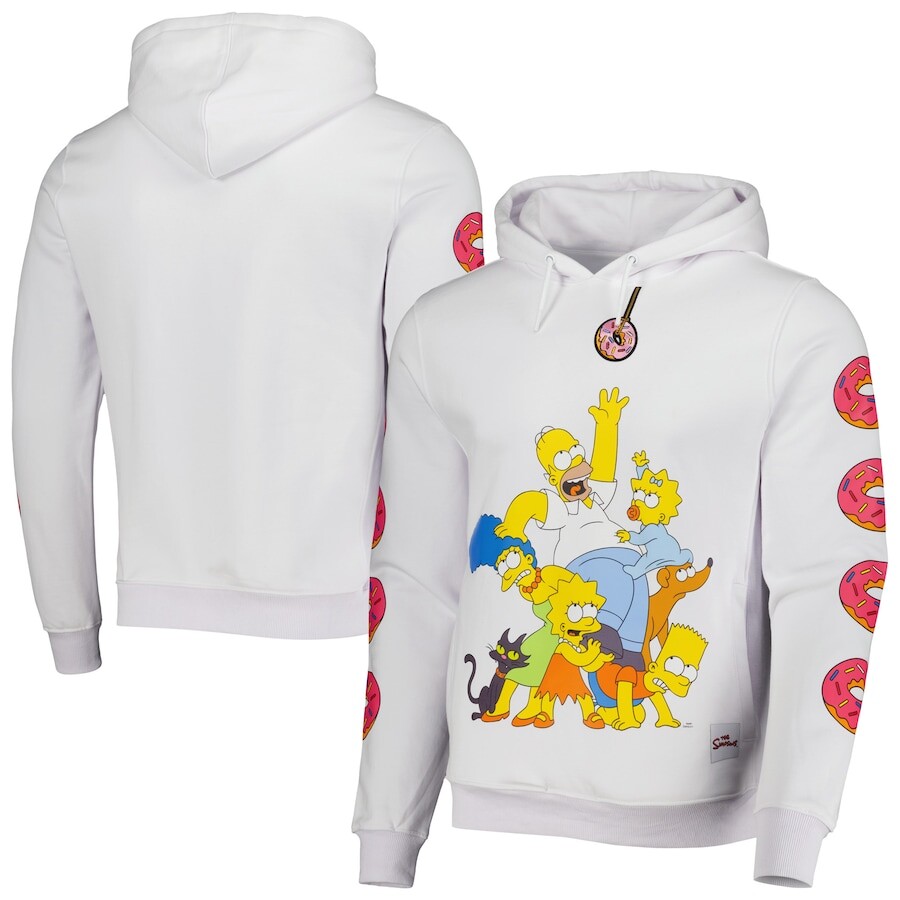 

Пуловер с капюшоном Freeze Max The Simpsons, белый