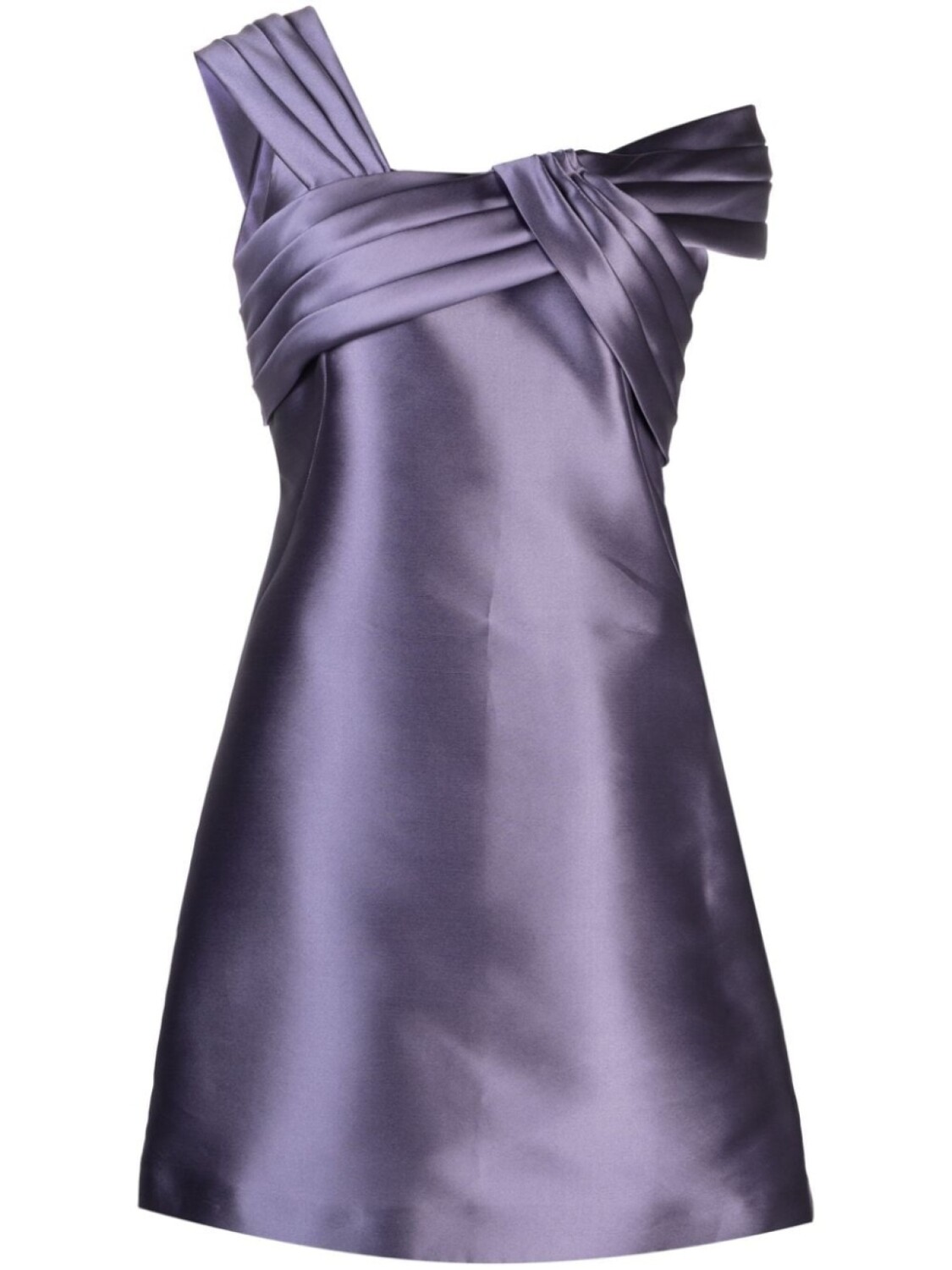 

Alberta Ferretti платье мини с драпировкой, фиолетовый