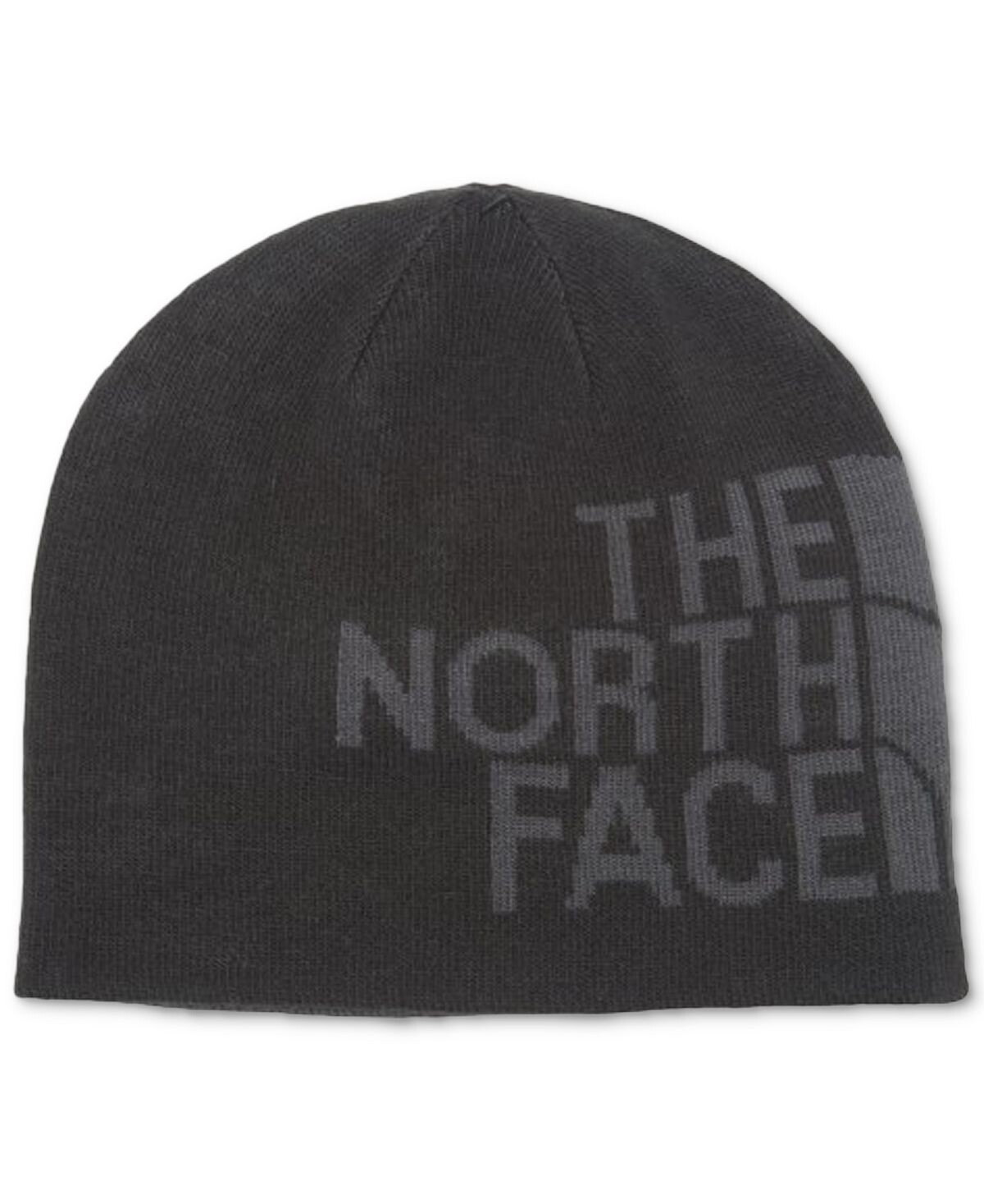 

Мужская двусторонняя шапка-бини с баннером The North Face