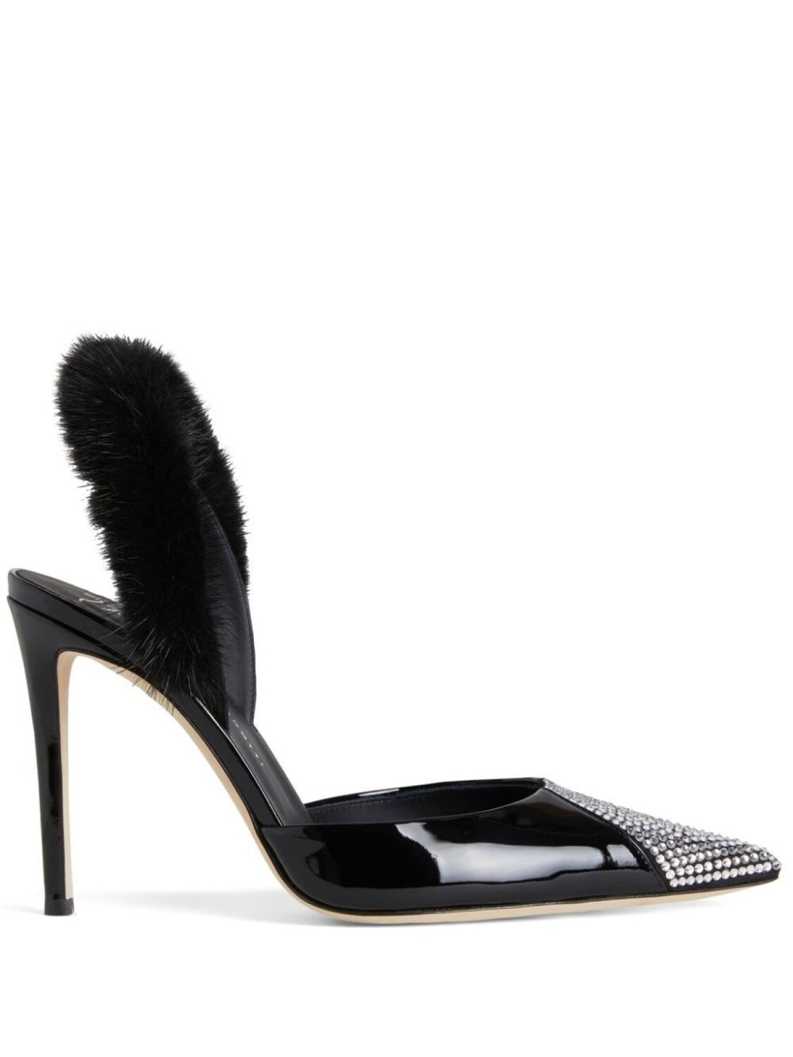 

Giuseppe Zanotti декорированные туфли Henriette Strass, черный