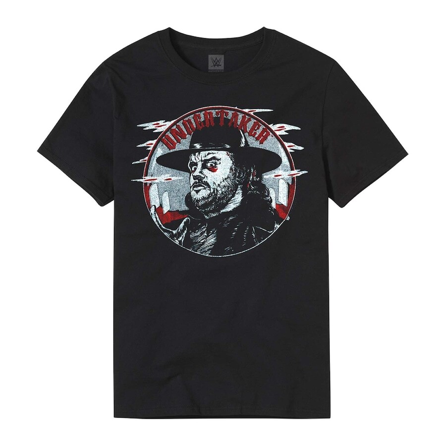 

Футболка с коротким рукавом WWE Authentic The Undertaker, черный