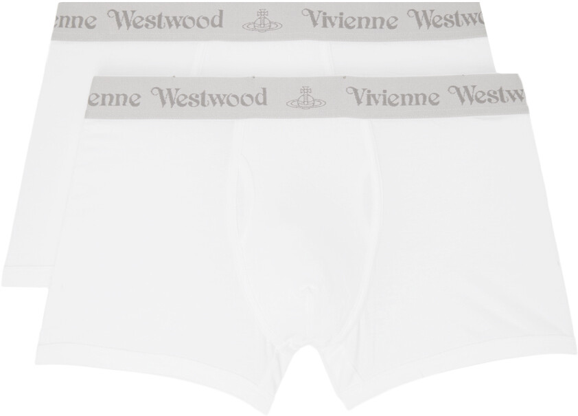 

Две пары белых боксеров Vivienne Westwood