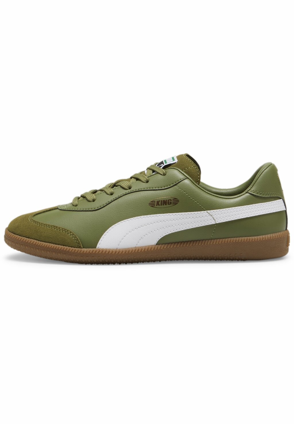

Обувь для футзала King 21 It Puma, цвет olive green white, Серый