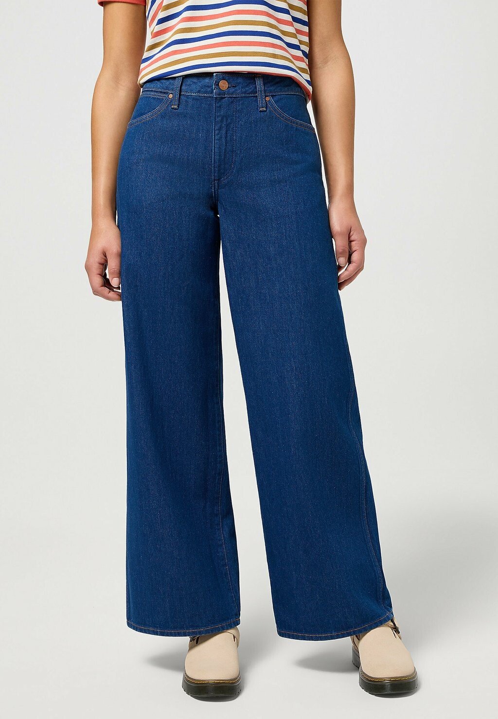 

Расклешенные джинсы Wrangler, синий деним
