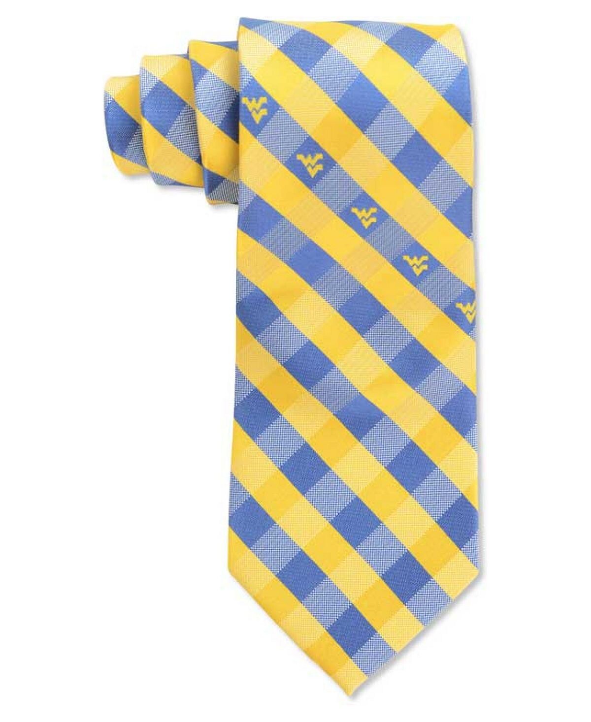 

Галстук в клетку West Virginia Mountaineers Eagles Wings
