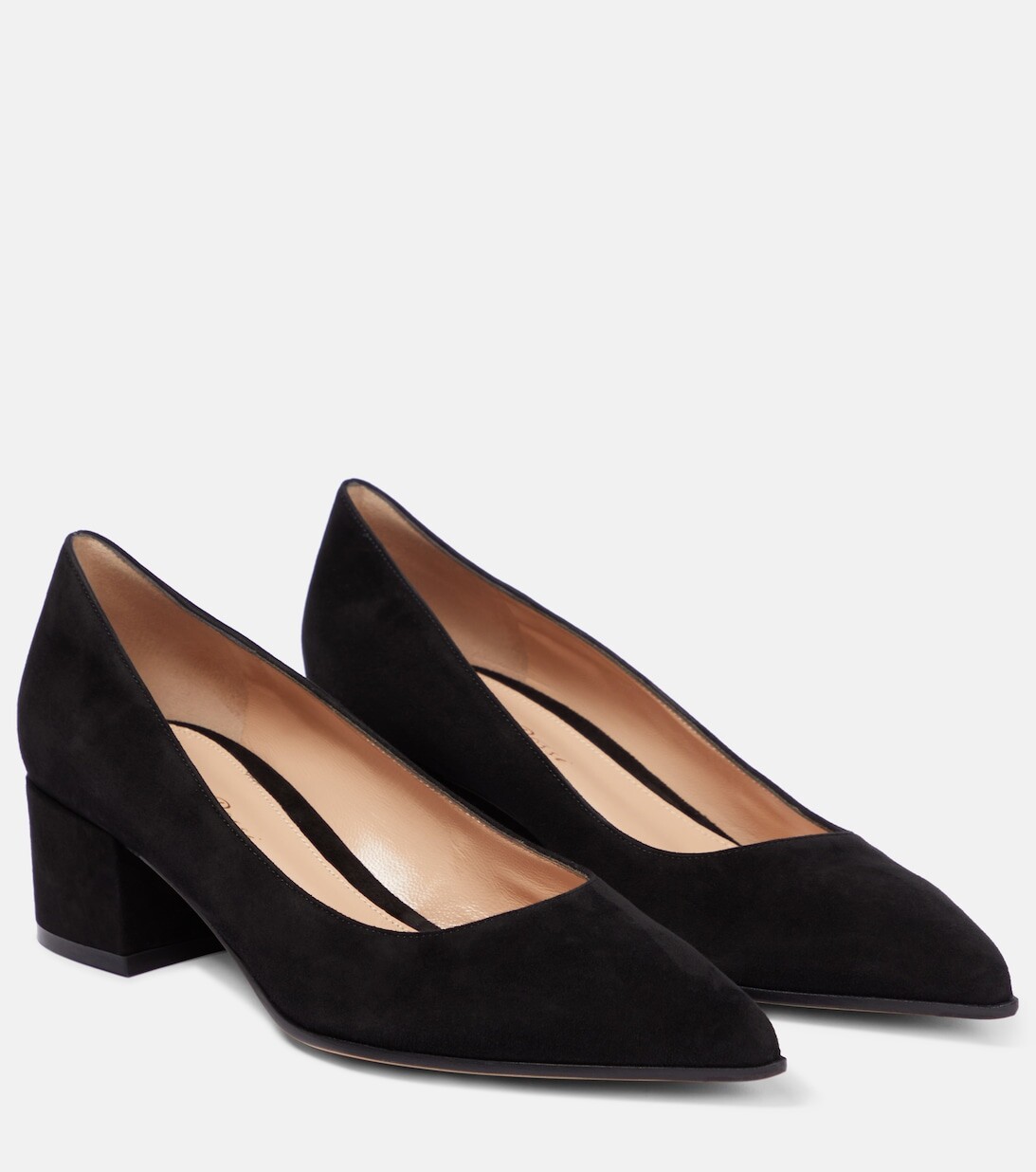 

Замшевые туфли Piper 45 Gianvito Rossi, черный