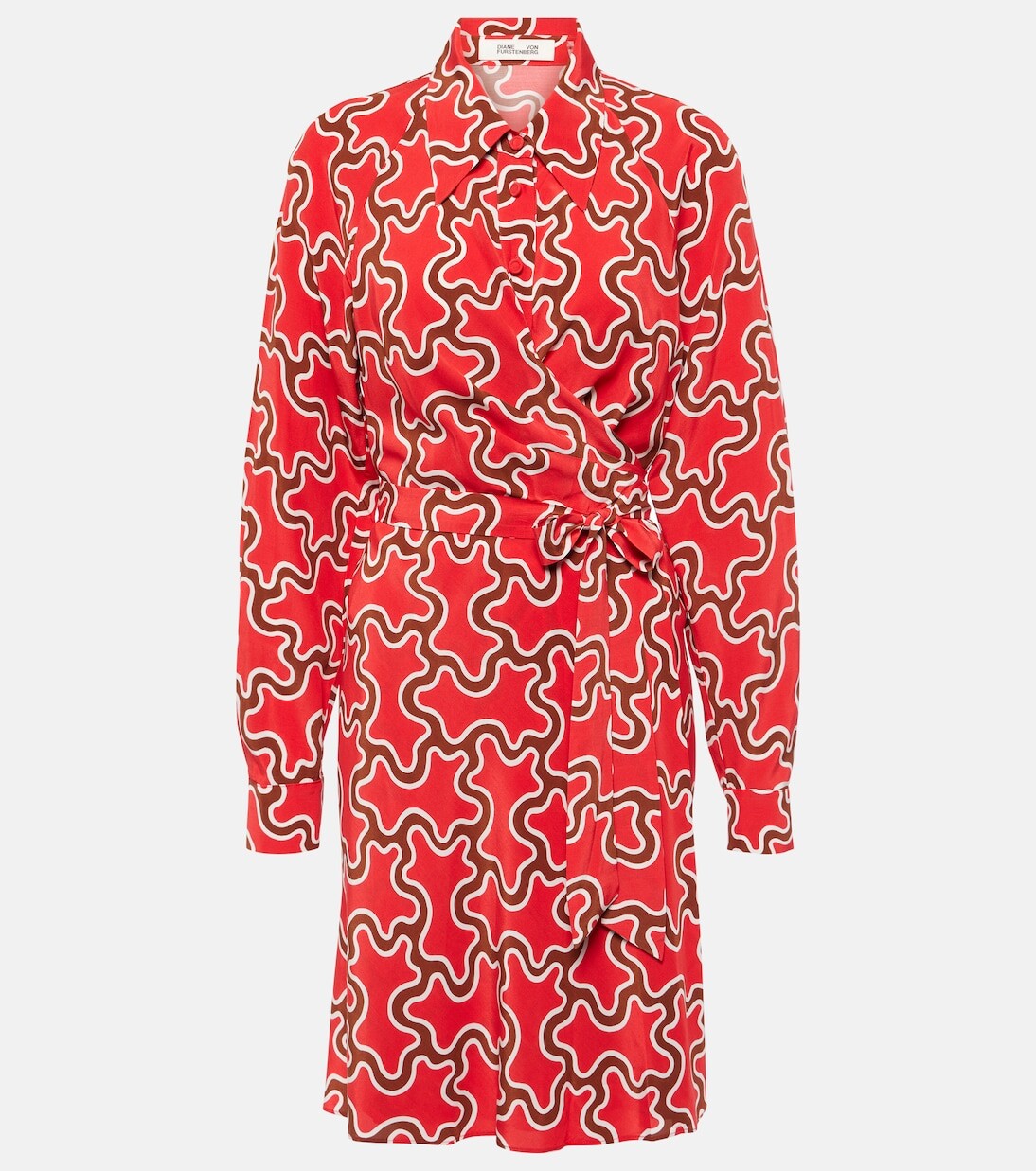 

Мини-Платье Sophie из джерси с принтом Diane Von Furstenberg, красный