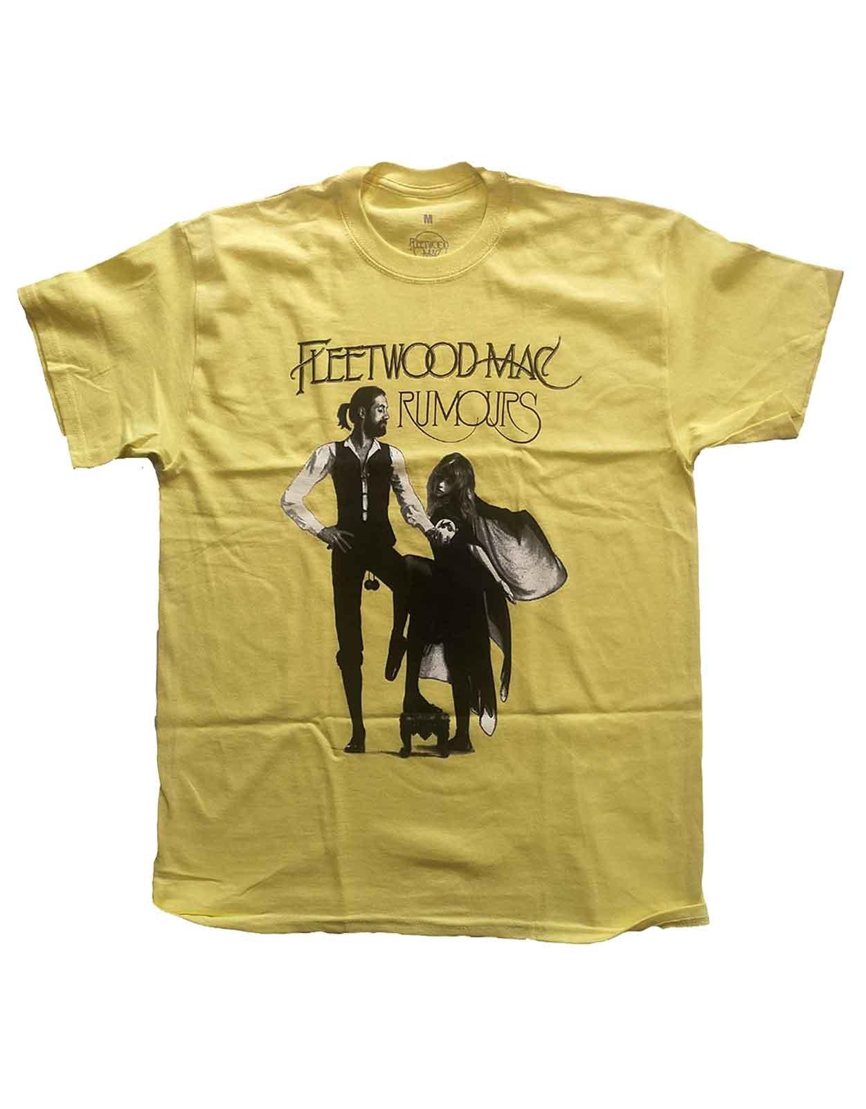 футболка со слухами Fleetwood Mac, желтый винтажная футболка слухи fleetwood mac серый