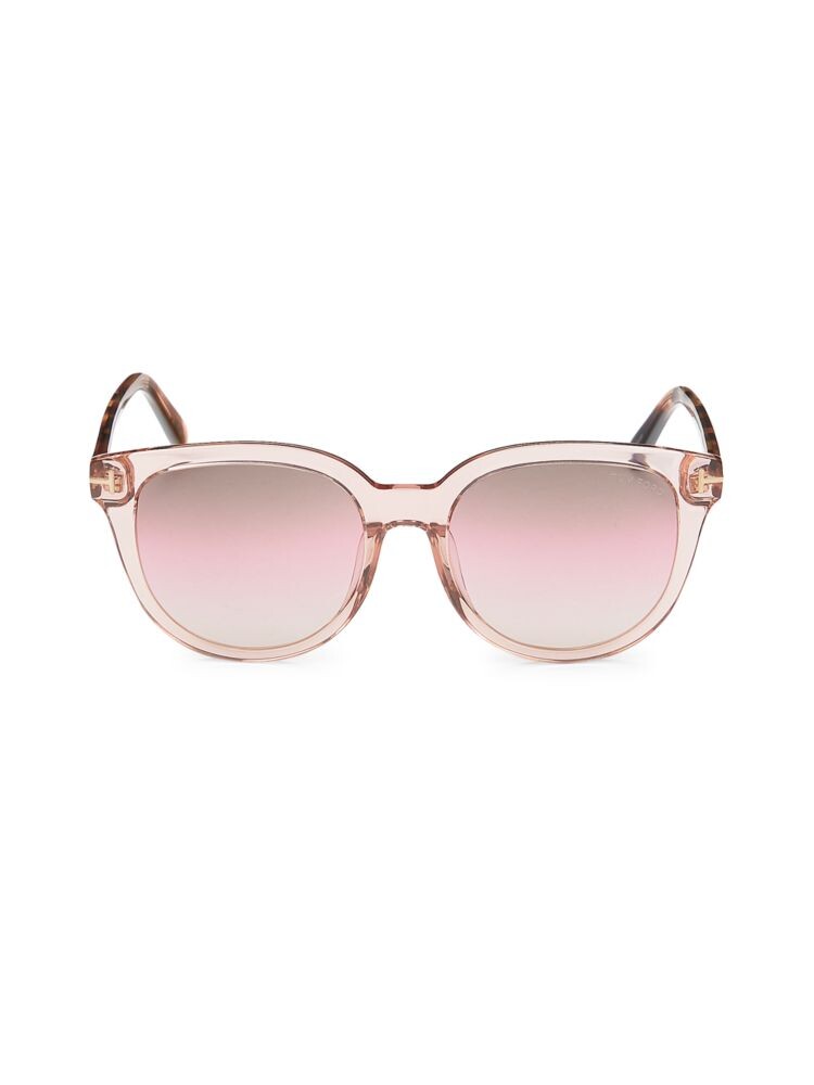 

Солнцезащитные очки «кошачий глаз» 56MM Tom Ford, розовый