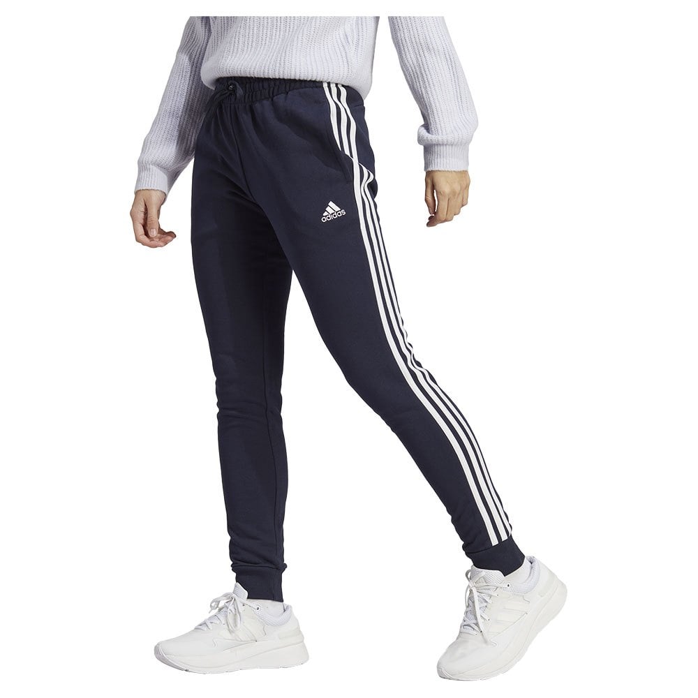 

Брюки adidas Sportswear Essentials 3 Stripes French Terry Cuffed Joggers, синий