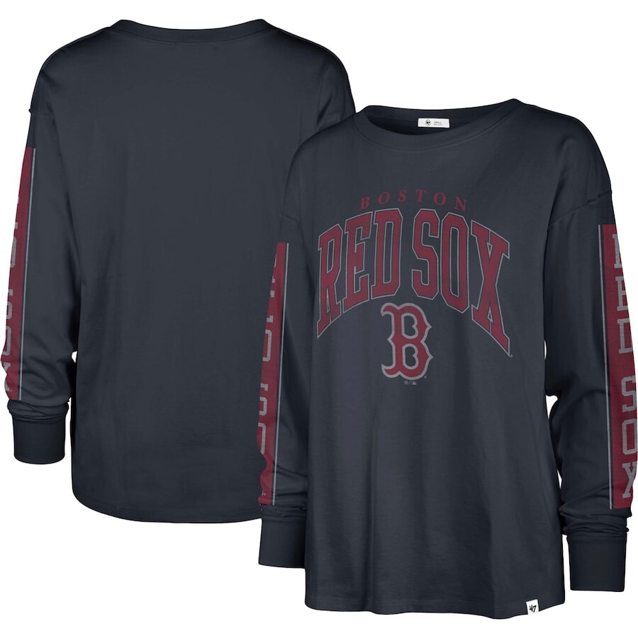 

Футболка с длинным рукавом 47 Boston Red Sox, нави