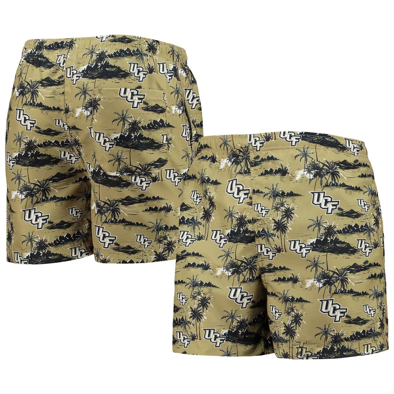 

Мужские плавки с пальмами FOCO Gold UCF Knights Island Palm