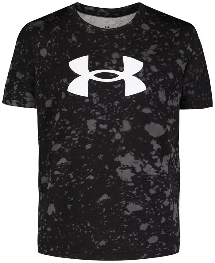

Футболка с короткими рукавами и принтом Little Boys Under Armour, серебряный