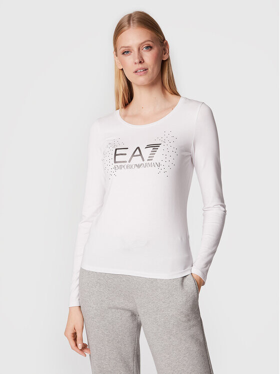 

Блуза стандартного кроя Ea7 Emporio Armani, белый