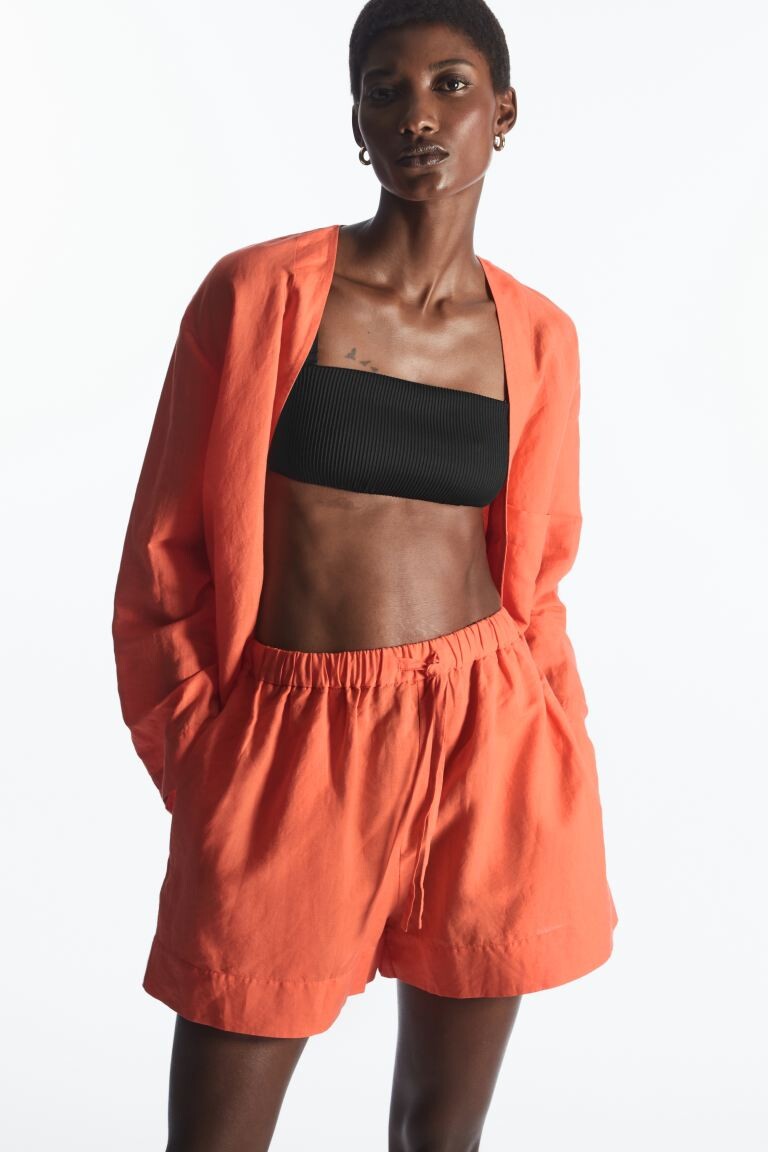 

Топ бикини в ребрику H&M, черный