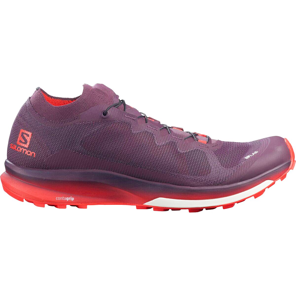 Кроссовки для бега по пересеченной местности s/lab ultra 3 Salomon, цвет maverick/racing red s05/maverick фото