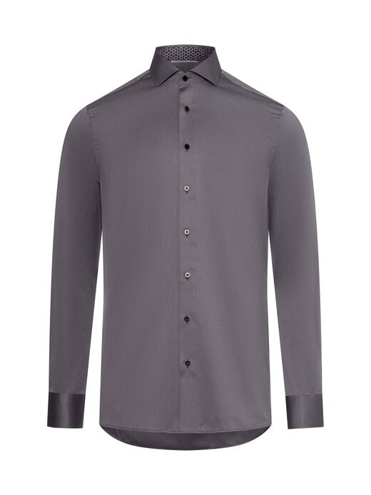 

Негладкая рубашка Eterna Slim Fit, серый