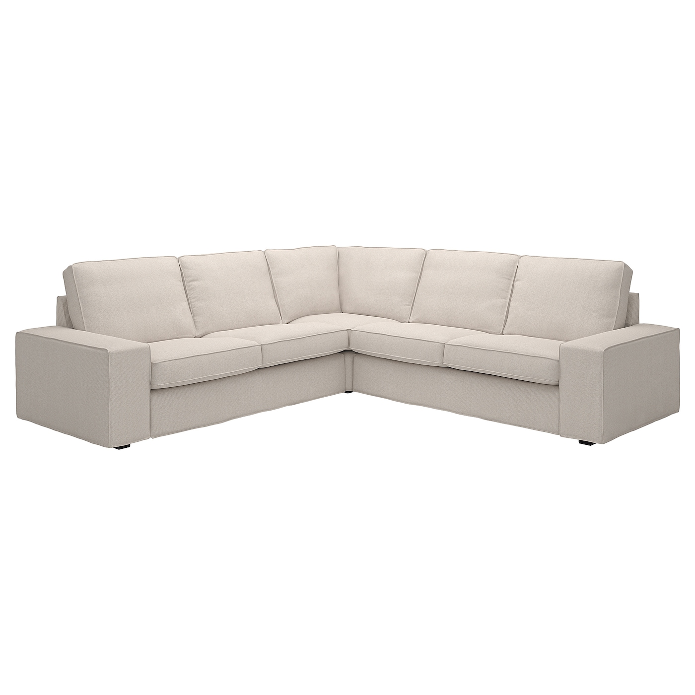 КИВИК 4-местный угловой диван, Тресунд светло-бежевый KIVIK IKEA плюшевые эластичные чехол для диванной подушки однотонный секционный угловой чехол для дивана плотный чехол для дивана дивана сиденья п