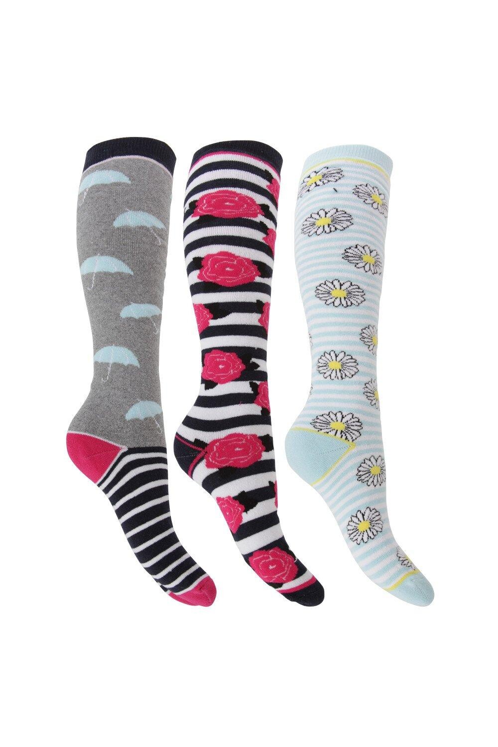 

Длинные резиновые носки Hyperwarm (3 пары) Universal Textiles, мультиколор