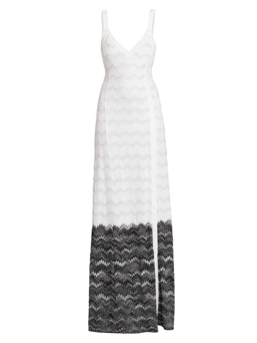 

Макси-платье Dip-Dye Zig Zag Missoni, черный