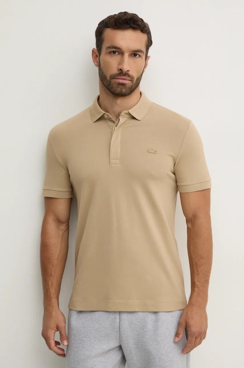 

Поло Лакоста Lacoste, бежевый