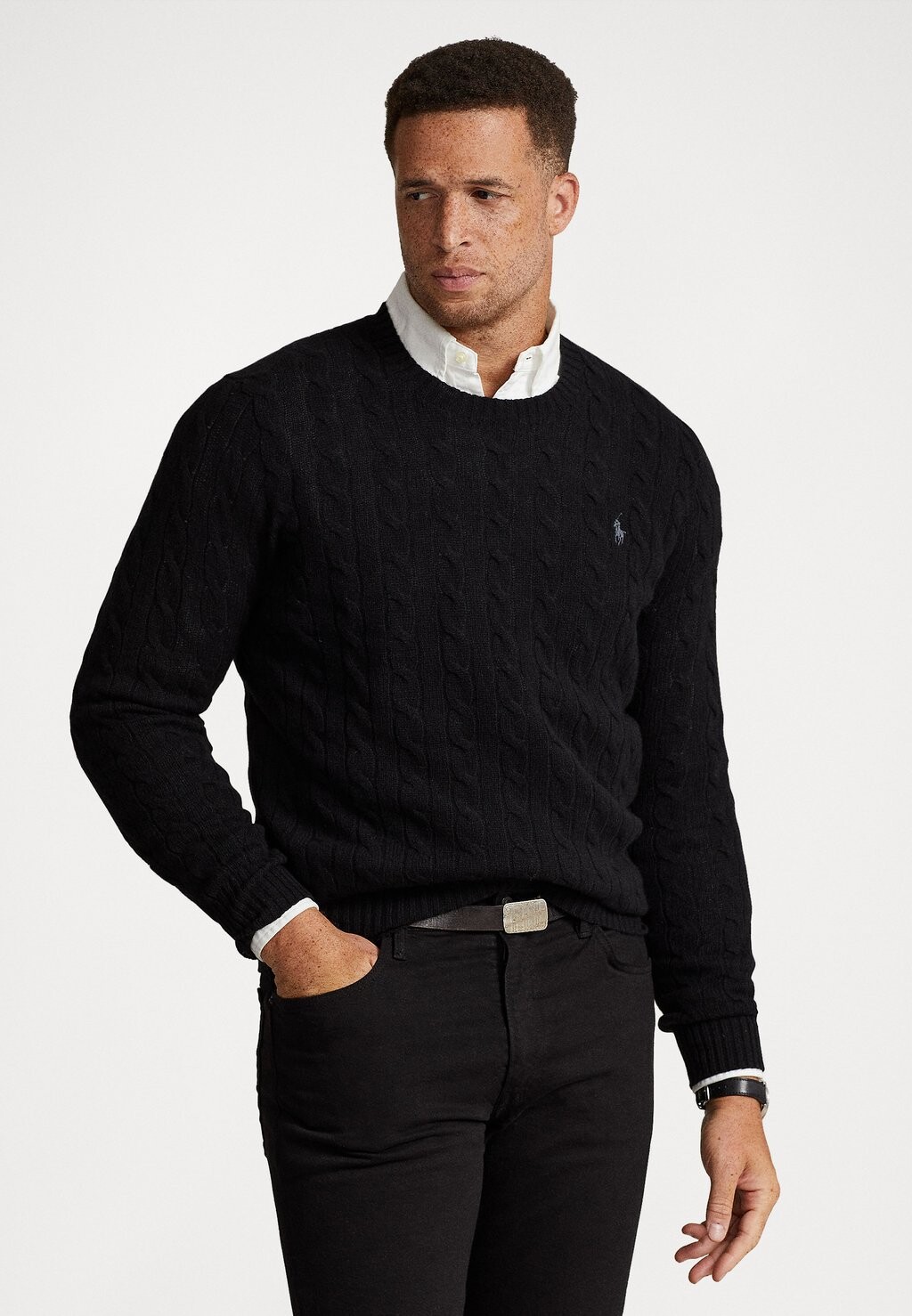 

Свитер ДЛИННЫЙ РУКАВ Polo Ralph Lauren Big & Tall, черный