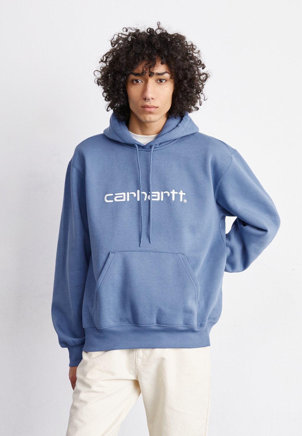 

Толстовка HOODED Carhartt WIP, цвет sorrent/white