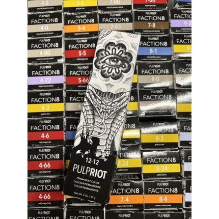 

Pulp Riot Faction 8 Профессиональная стойкая краска для волос, 2 жидких унции, Серый, Pulp Riot Faction 8 Профессиональная стойкая краска для волос, 2 жидких унции
