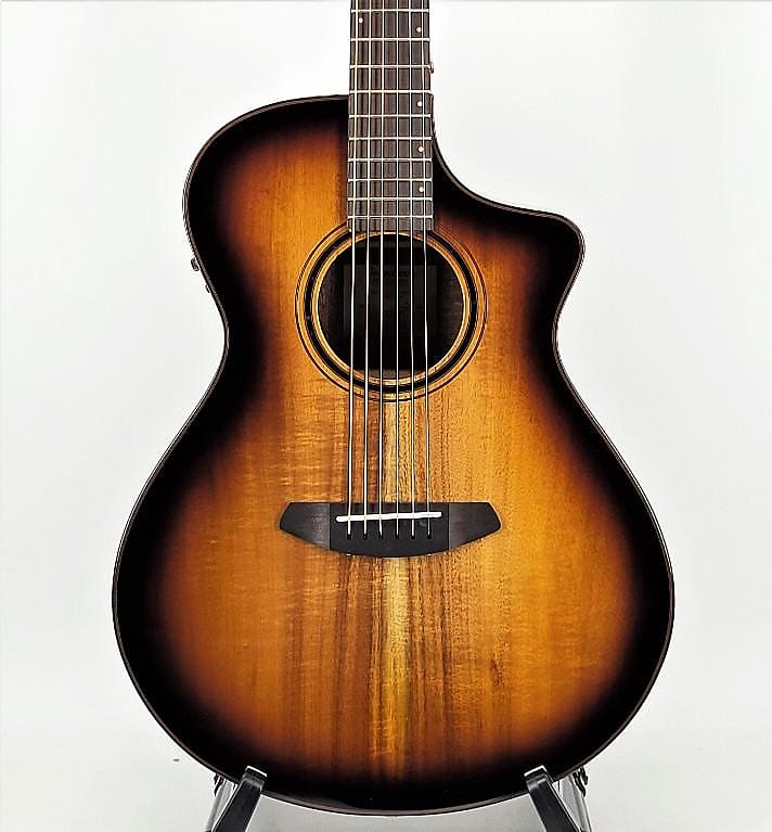 

Акустическая гитара Breedlove PSCN42CEMYMY Pursuit Exotic S Concert Tiger's Eye Cutaway Electric Acoustic Myr