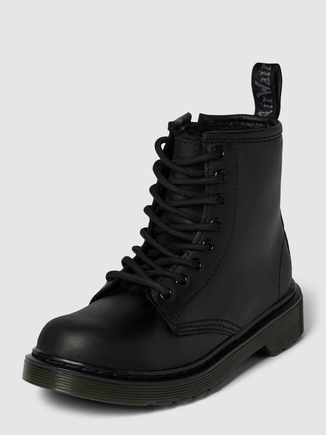 

Кожаные ботинки на шнуровке с петлей модель SERENA Dr. Martens, черный