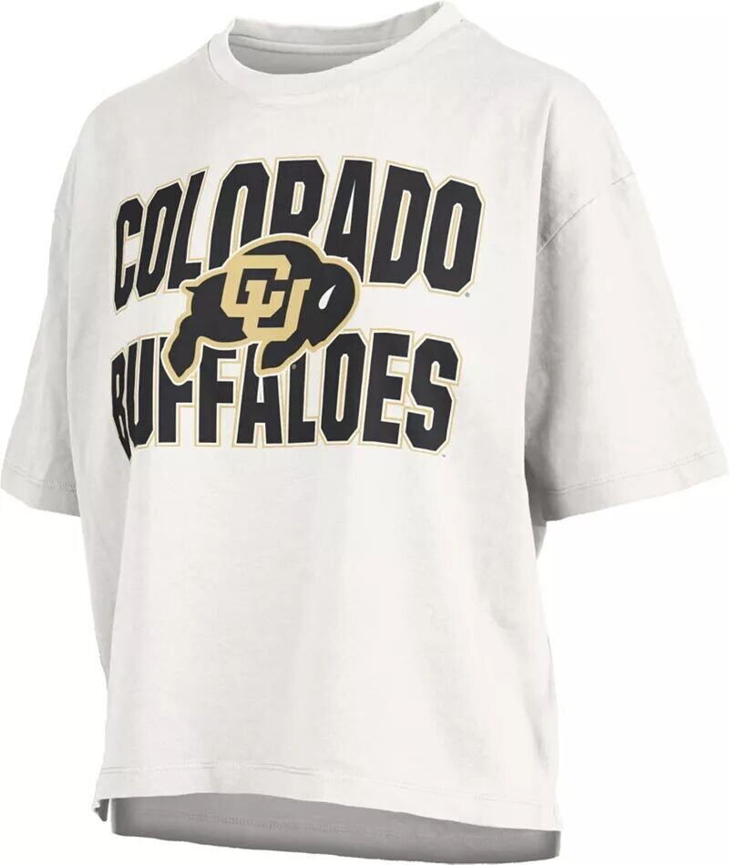 Женская белая футболка Maxima Pressbox Colorado Buffaloes chika d женская футболка colorado buffaloes черная саншайн