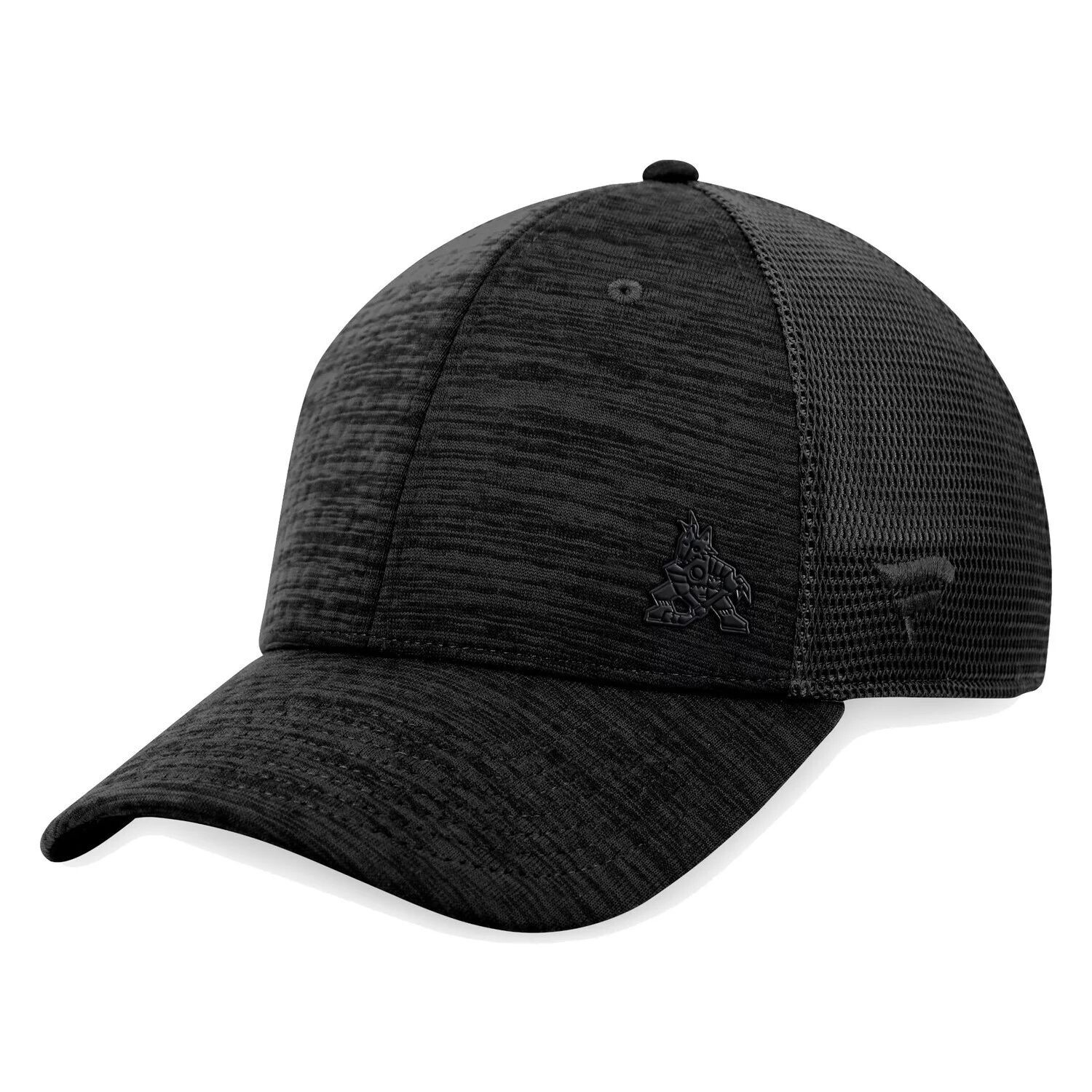 

Мужская черная фирменная кепка Fanatics Arizona Coyotes Authentic Pro Road Flex