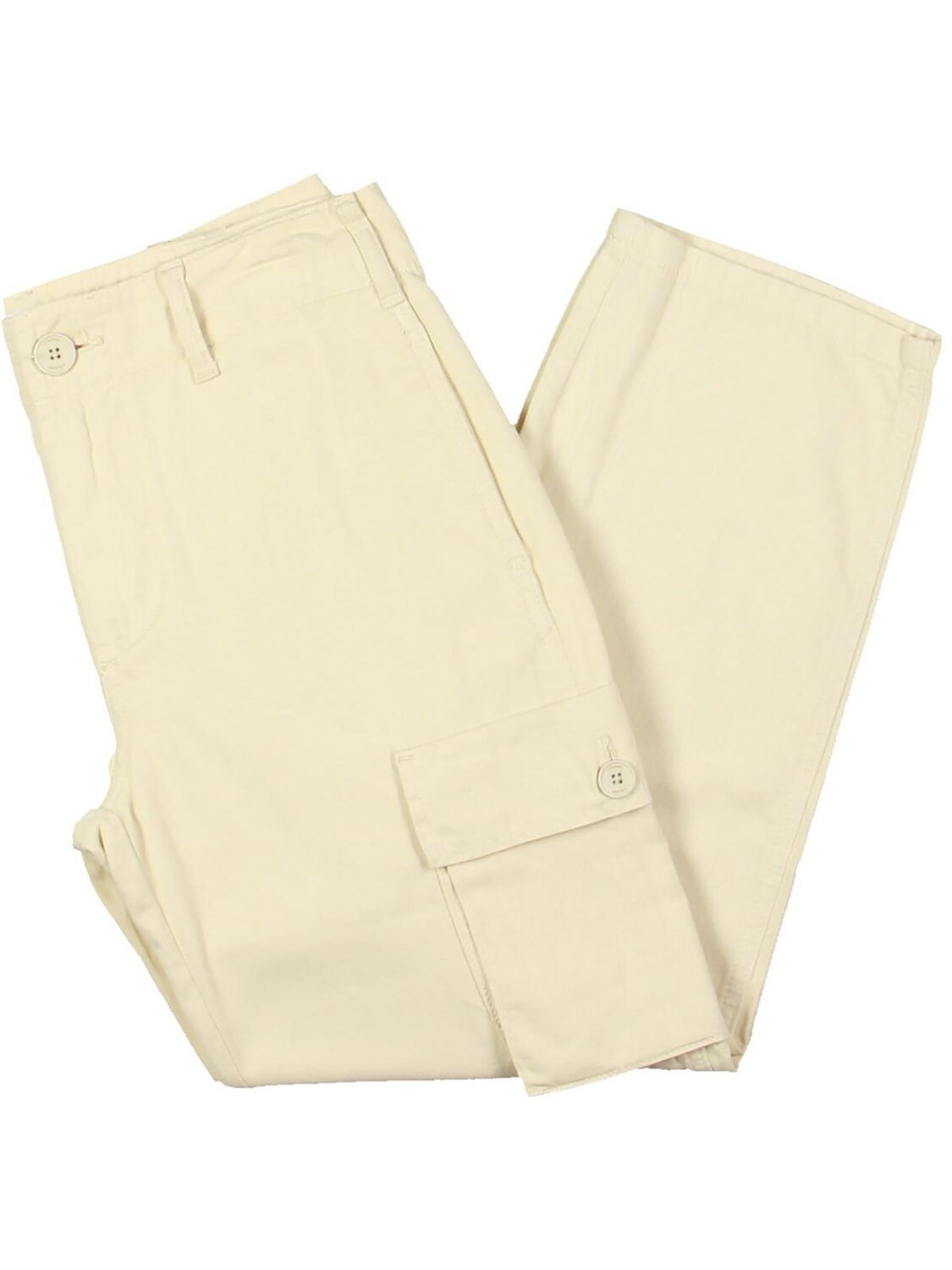 

Женские укороченные брюки с карманами FRAME, цвет Washed Flax
