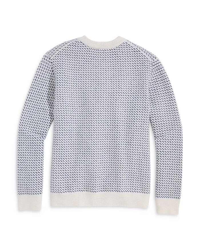 

Свитер с круглым вырезом Vineyard Vines Marine Birdseye, белый