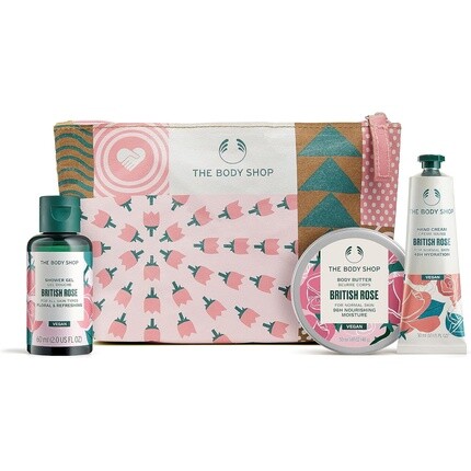 

Мини-подарочный набор The Body Shop Bloom & Glow British Rose