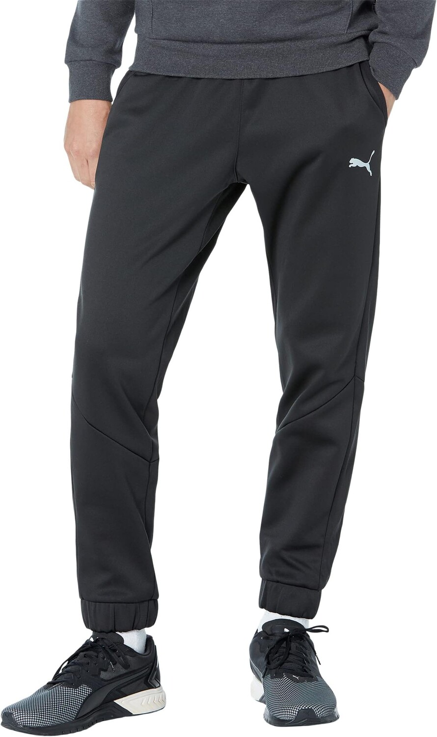 

Флисовые джоггеры Train All Day PUMA, цвет Puma Black